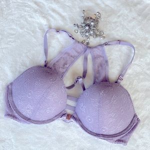 VS 34B lavender lace bra